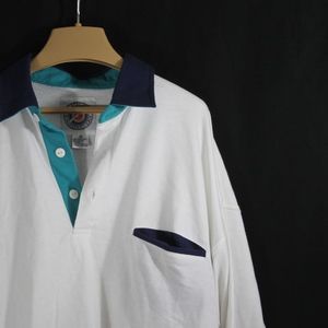 1980s Men's Polo Sweater. Perfect Vint Sportswear!